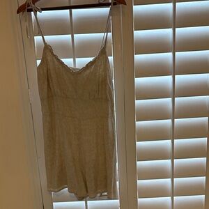 Abercrombie & Fitch Beige Romper